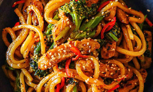 Teriyaki Udon Bowl